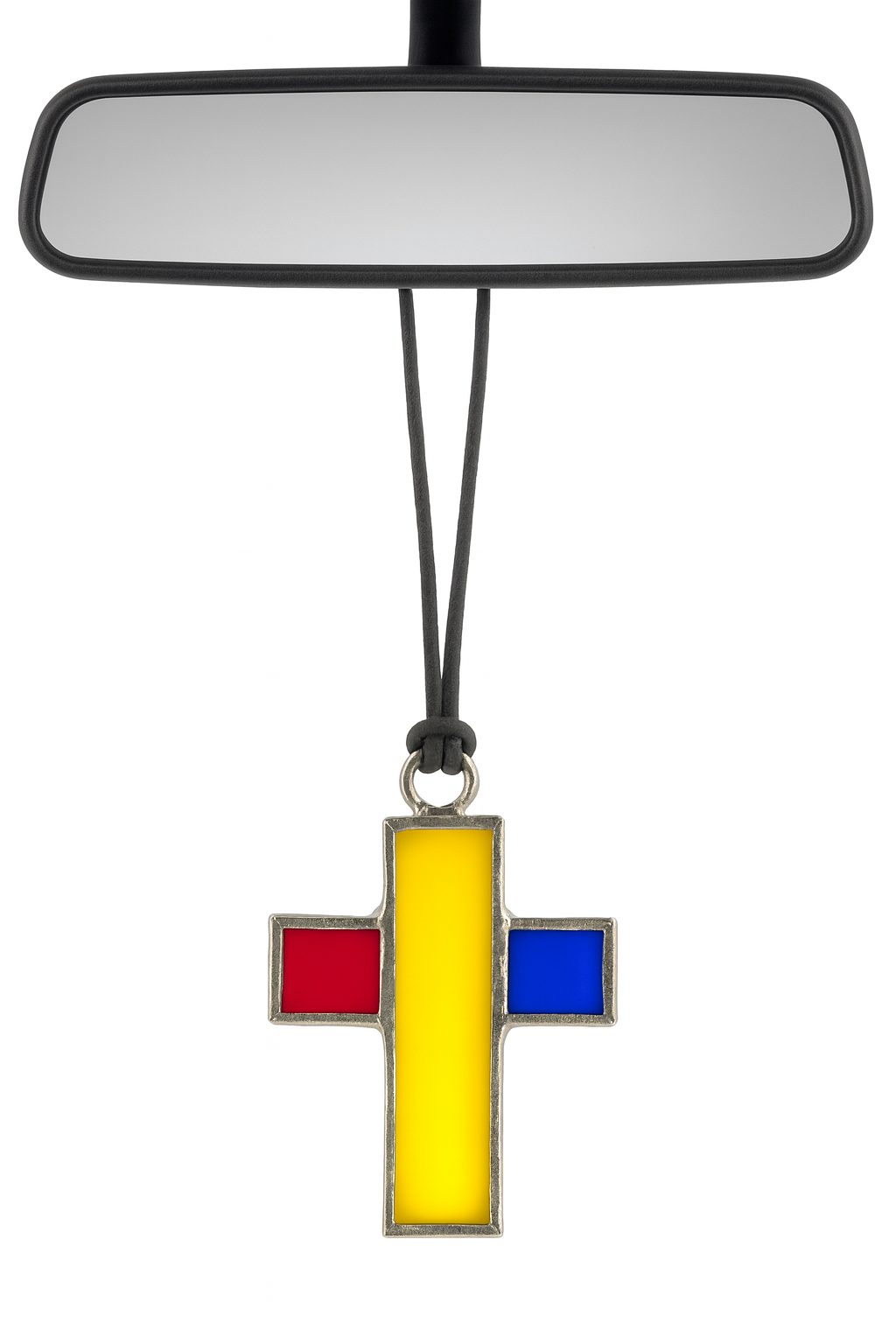 Stained Glass Car Cross – Share Your Faith